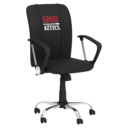 Curve Task Chair With San Diego State Secondary Logo